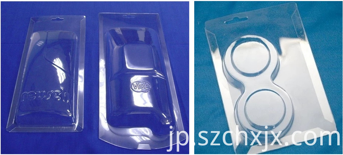 ブリスター折りたたみ機の型とサンプル Blister folding machine moulds and samples